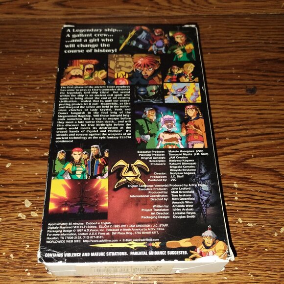 Ellcia Part 2: Ghost Ship (VHS, A.D.V. Films, Dubbed, 1997) - Picture 2 of 6